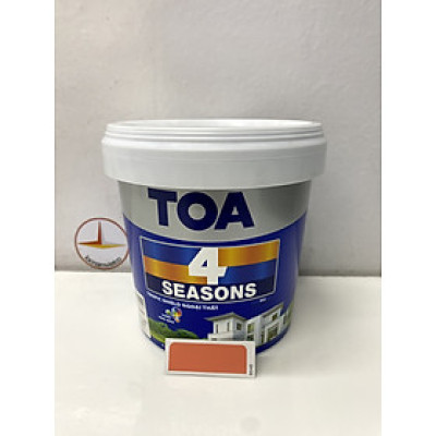 Sơn phào chỉ trong và ngoài nhà Toa 4 Seasons Tropic Shield màu cam C- 8046_1L