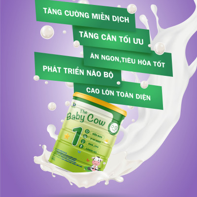  Combo 3 lon Sữa Non The Baby Cow 1  (900gr)