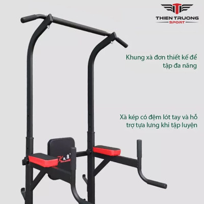 Xà kép đa năng T056, ghế tập đa năng trong nhà điều chỉnh từ 165cm đến 225cm chắc chắn cho gia đình