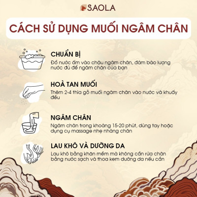 Muối Ngâm Chân Thảo Dược, Muối Hồng Hymalaya, Giảm Đau Nhức Chân, Lưu Thông Máu,Giúp Ngủ Ngon