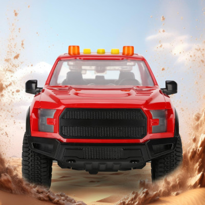 TOYSTAR - 666-89P Mô hình xe bán tải cảnh sát màu đỏ (KT 41x16x19cm)