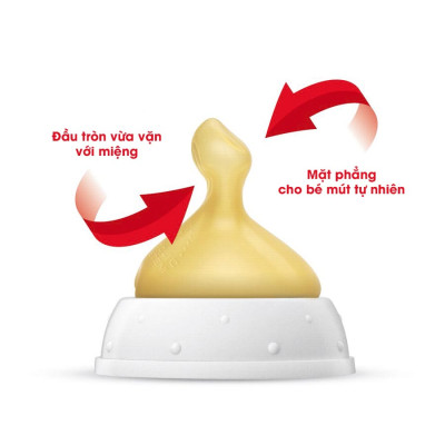 Combo 2 Núm Ti Nuk Cao Su S1 NU66049 Size S dành cho bé từ 0 đến 6 tháng