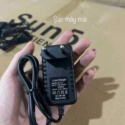 Sạc Máy Mài EN101 Chuẩn Nguồn Đầu Ra 12V-1200mA, Chân Cắm Tròn Tương Thích Các Dòng US801, US803, US805 Làm Nail Tiện Lợi Nail Phương Miu Nữ Women