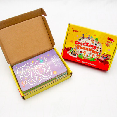 Bộ thẻ trò chơi kỹ năng - Cuộc sống quanh em (100 trò chơi phát triển trí não đa dạng chủ đề cho bé)