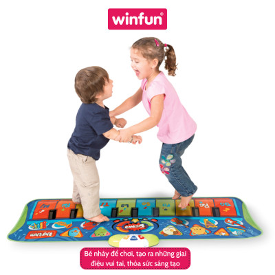 Thảm đàn Size lớn cho bé 130*48cm - nhảy cùng nhịp điệu Winfun 2507-NL