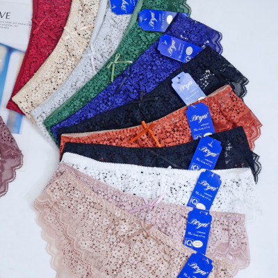 Combo 5 quần lót nữ ren hoa nhí Boya Q14 – Tinh tế, gợi cảm, đa sắc