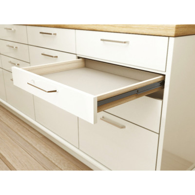 Ray trượt, ray bi 3 tầng giảm chấn Hafele 300mm - 494.02.061