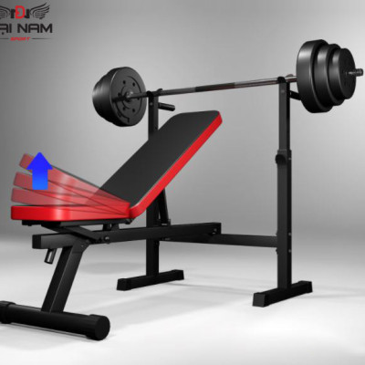 Ghế Tập Tạ Đa Năng Kết Hợp Giá Đỡ Tạ DNS189 Chính Hãng Đại Nam Sport