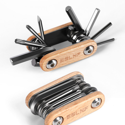 Lục Giác Sửa Chữa Xe Đạp Đa Năng ESL-81, Nhỏ Gọn, Gấp Gọn, 8 Trong 1, Chất Liệu Thép 43 Không Gỉ, Dùng Cho Xe Đạp - Mai Lee