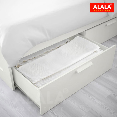 Giường ngủ ALALA35 + 3 hộc kéo / Miễn phí vận chuyển và lắp đặt/ Đổi trả 30 ngày/ Sản phẩm được bảo hành 5 năm từ thương hiệu ALALA/ Chịu lực 700kg