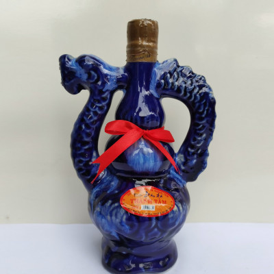 Đặc Sản Bình Định - Rượu Bàu Đá Thành Tâm Rồng Nhỏ (Màu xanh bút bi) 350ml - OCOP 3 Sao