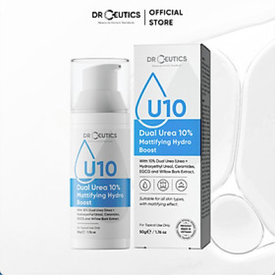 DRCEUTICS Gel Dưỡng Ẩm Kiềm Dầu Và Phục Hồi Da Dual Urea 10% Mattifying Hydro Boost (50g)