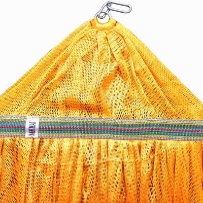 Võng lưới số 9, căng kim dày BAN MAI, khổ rộng, cán thép 50 ( Giao màu ngẫu nhiên )