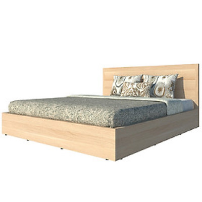 Giường ngủ cao cấp Tundo màu vàng sồi 180cm x 200cm