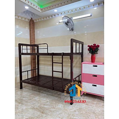 Giường sắt hộp 2 tầng 1m2x1m2( Tầng Dưới – Tầng Trên) Cao cấp - Đại Thành