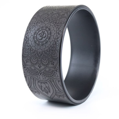 Vòng tập yoga 33 * 14 cm khung nhựa ABS chịu lực 300 kg bọc cao su Pu in hoa văn chống trơn trượt 100%