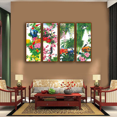 Tranh Tứ Quý ( được chọn mẫu)