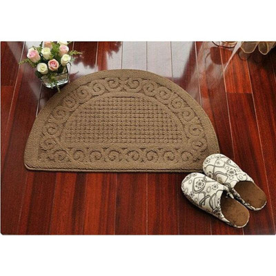 Thảm Chùi Chân Vải Hình Bán Nguyệt TOKDODO Chống Trượt Cao Cấp.