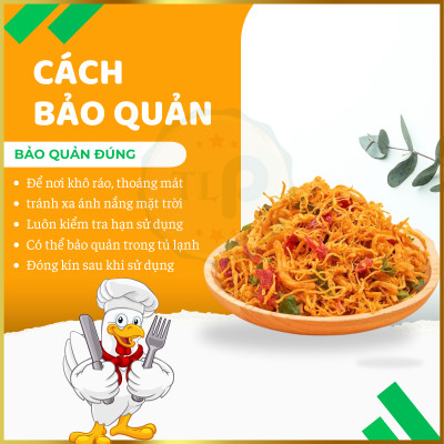 KHÔ GÀ LÁ CHANH TÂN LỘC PHÁT COMBO 1KG  - MỖI HŨ 500G