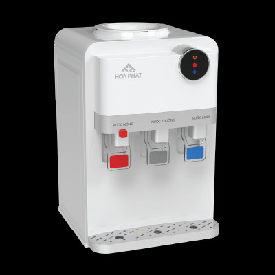 Cây nước nóng lạnh úp bình Hòa Phát HTL212 - 3 vòi nước, có đèn Led hiển thị - Hàng chính hãng