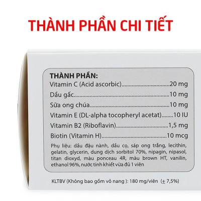 Thực Phẩm BVSK Biotin HD New - Hỗ Trợ Đẹp Da, Tóc Chắc Khỏe