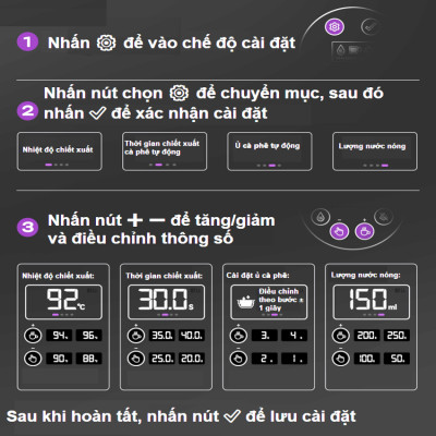 Máy pha cà phê Espresso, Cappuccino, Latte - Dòng chuyên nghiệp. Thương hiệu Mỹ cao cấp HiBREW - H21. HÀNG CHÍNH HÃNG