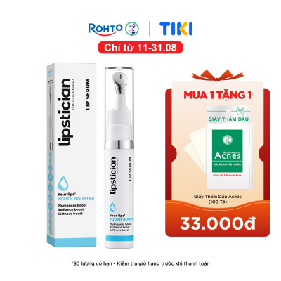 Serum dưỡng hồng môi và căng mọng Lipstician Lip Serum Youth Booster 9g