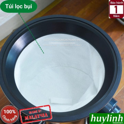 Máy hút bụi công nghiệp khô và ướt Tiross TS9303 - dung tích 38 lít - 1600W - Sản xuất tại Malaysia - Hàng chính hãng