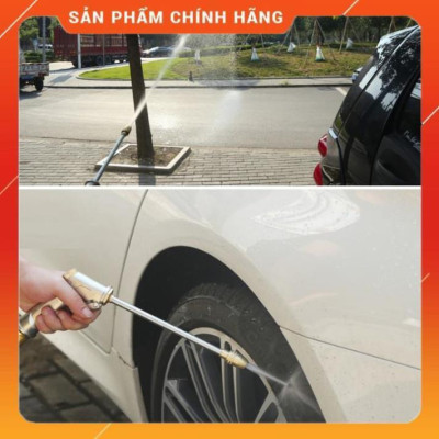 Bộ dây vòi xịt nước rửa xe,tưới cây ,tăng áp 3 lần,loại 3m,5m 206701-3 đầu đồng,cút,nối nhựa đ+ túi đựng bút