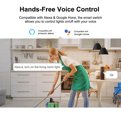 Bảng điều khiển tiêu chuẩn SONOFF T2US3C-TX 3 gang công tắc đèn tường WiFi thông minh 433MHz điều khiển từ xa RF 