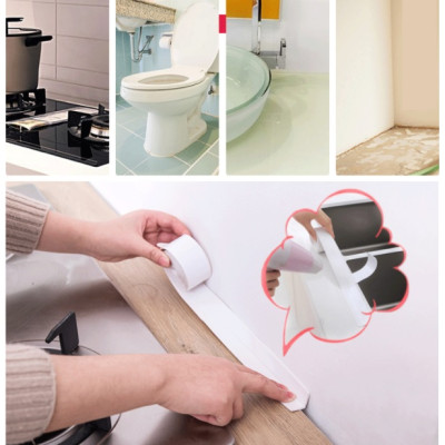 Băng keo dán chống thấm nước bồn rửa chén, bếp, nhà vệ sinh [Tặng dây cột tóc hoa mặt trời ngẫu nhiên]