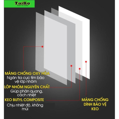 (Dài 5m, Rộng 5cm) Băng Keo, Keo Dán Chống Thấm, Chống Dột Taiko Nhật Bản Băng Keo Chống Thấm Dột,Vá Chám Vết Nứt Trần Sàn Nhà Taikomi Japan Băng keo chống thấm TAIKO Nhật Bản chắc chắn, chống thấm dột, dán tường, dán mái tôn, máng xối, lô gia