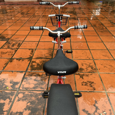 Xe đạp đôi gia đình cao cấp PAX 2 Sport - Kiểu dáng thể thao - Hai người đạp tự do - Trọng tải 300kg - Có thêm ghế cho bé