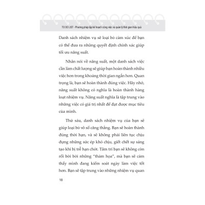 To Do List - Phương Pháp Lập Kế Hoạch Công Việc Và Quản Lý Thời Gian Hiệu Quả
