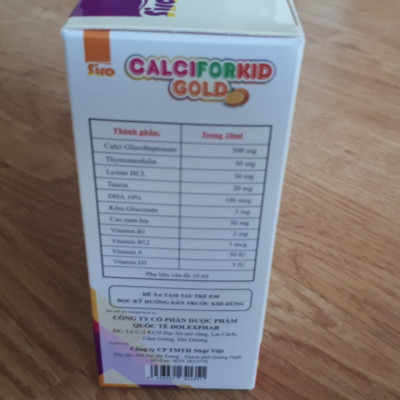 Thực phẩm chức năng Canciforkid Gold – bổ sung Canxi