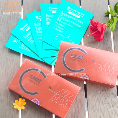 Combo 2 Bộ Serum Vitamin C - VC BRITGH MAX SERUM - Làm Sáng Da (Hàng Chính Hãng) + Tặng 1 Bộ Skin Booster Super Serum