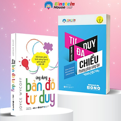 Combo Sách Tư Duy : Tư Duy Đa Chiều - Phương Pháp Sáng Tạo Không Giới Hạn + Ứng Dụng Bản Đồ Tư Duy (Mindmapping) - Để Khám Phá Tính Sáng Tạo Và Giải Quyết Vấn Đề (Tái Bản 2020)