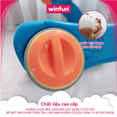 Đồ chơi Kệ chữ A kết hợp xe tập đi, bàn tập đứng cho bé có nhạc 3 tin 1 - Winfun 0846 cho bé sơ sinh tới 3 tuổi