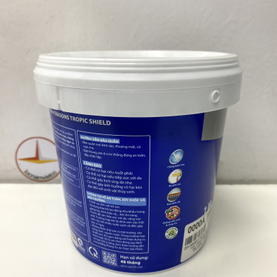 Sơn phào chỉ trong và ngoài nhà Toa 4 Seasons Tropic Shield màu C- 7358 _1L