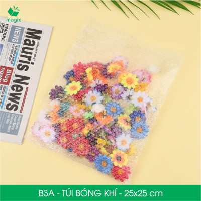 B3A - 25x25 cm - 50 Túi bóng khí chống sốc đóng hàng - Túi gói hàng, bọc chống sốc, xốp chống sốc