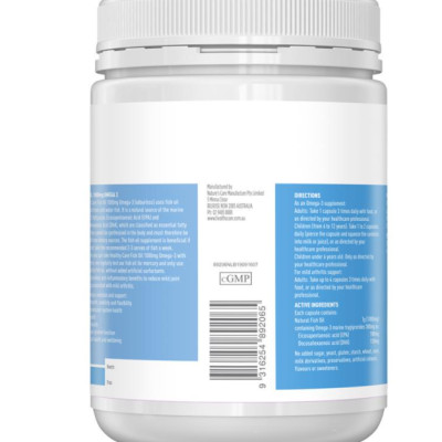 Omega 3 Úc Healthy Care Fish Oil giúp bổ mắt, kháng viêm, tốt cho trí não, tim mạch - QuaTangMe Extaste