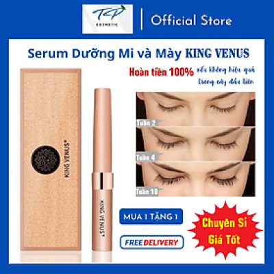 [Date 2027] Serum Dưỡng Mi và Mày KING VENUS: Dưỡng Lông Mi và Lông Mày Dài, Dày, Rậm tự nhiên chỉ sau một cây!