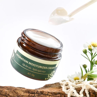 Hydration moisturizer cream, kem cấp ẩm kiềm dầu, chống mụn, dưỡng trắng da Wonmom 50g
