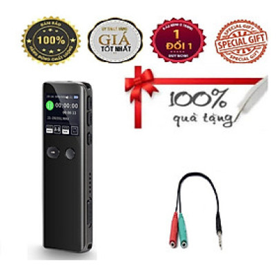 KHUYẾN MÃI KHỦNG, SỐ LƯỢNG CÓ HẠN - ROGTZ Máy ghi âm cầm tay chuyên nghiệp GA330 Chống ồn Chủ động Dung lượng 8GB Pin 40h Nghe Mp3 Tích hợp USB2.0 Dễ sử dụng Hỗ trợ đa ngôn ngữ Đa năng Thiết kế hiện đại Hàng Chính Hãng