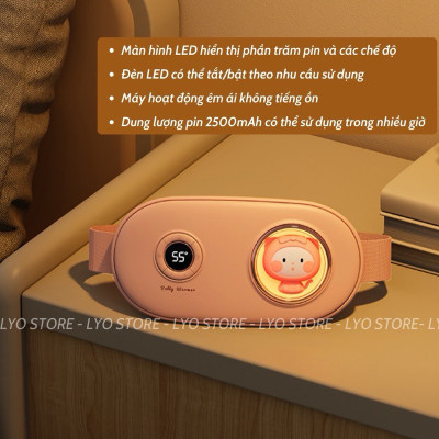 ￼Đai Massage Bụng kinh Nguyệt