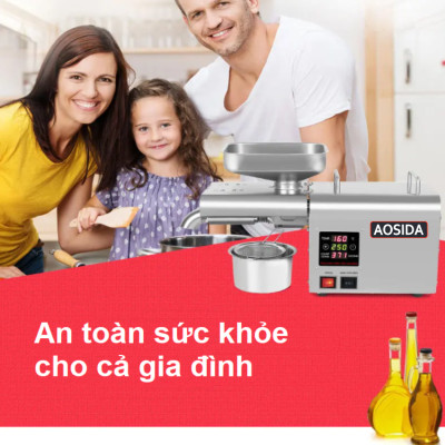 Máy ép dầu ăn thực vật nóng và lạnh dùng cho thương hiệu Anh Quốc Aosida K28S cao cấp - Hàng Nhập Khẩu