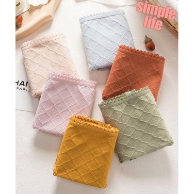 Quần Lót Cotton Kháng Khuẩn Viền Ren ( Mã B296)