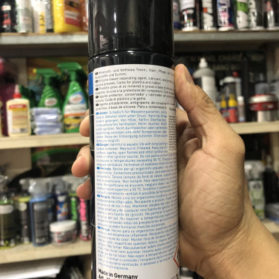 CHAI XỊT SILICON BÔI TRƠN BẢO DƯỠNG CAO SU, NHỰA CAO CẤP LIQUI MOLY SILICON-SPRAY 3310 300ML