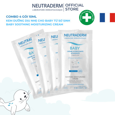 Gói 10ml - Kem Dưỡng Ẩm Dịu Êm Cho Bé NEUTRADERM Soothing Moisturizing Cream