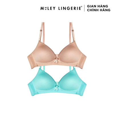 Bộ 2 Áo Ngực Nữ Cotton Không Gọng Miley Lingerie BRW_02